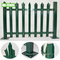 Galvanized D Section Steel Picket Palisade Security Fence